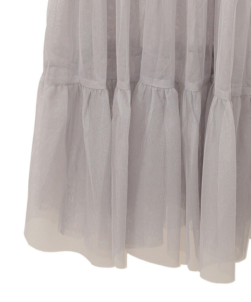 earth music&ecology チュールティアードキャミワンピース 