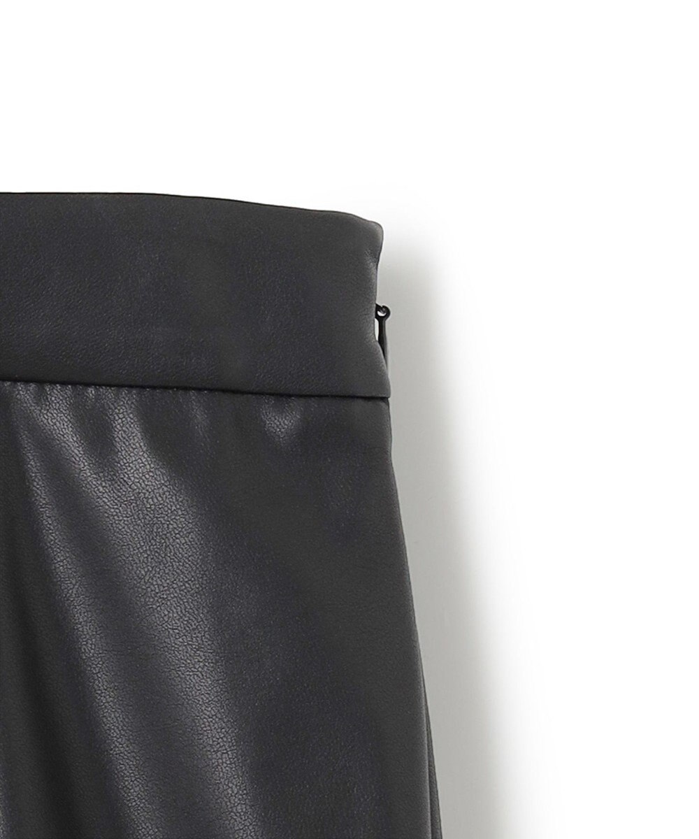 ICB フェイクレザー ナロースカート（サスペンダー付き） 