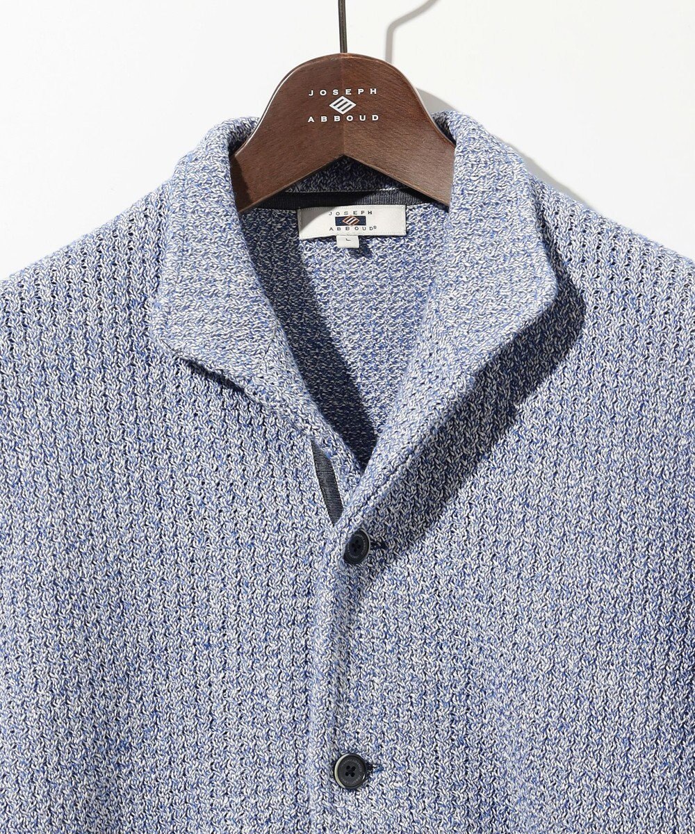JOSEPH ABBOUD 【和紙使用エコ素材/日本素材/軽量/通気性/速乾性】和紙ムリネ ニット ジャケット 
