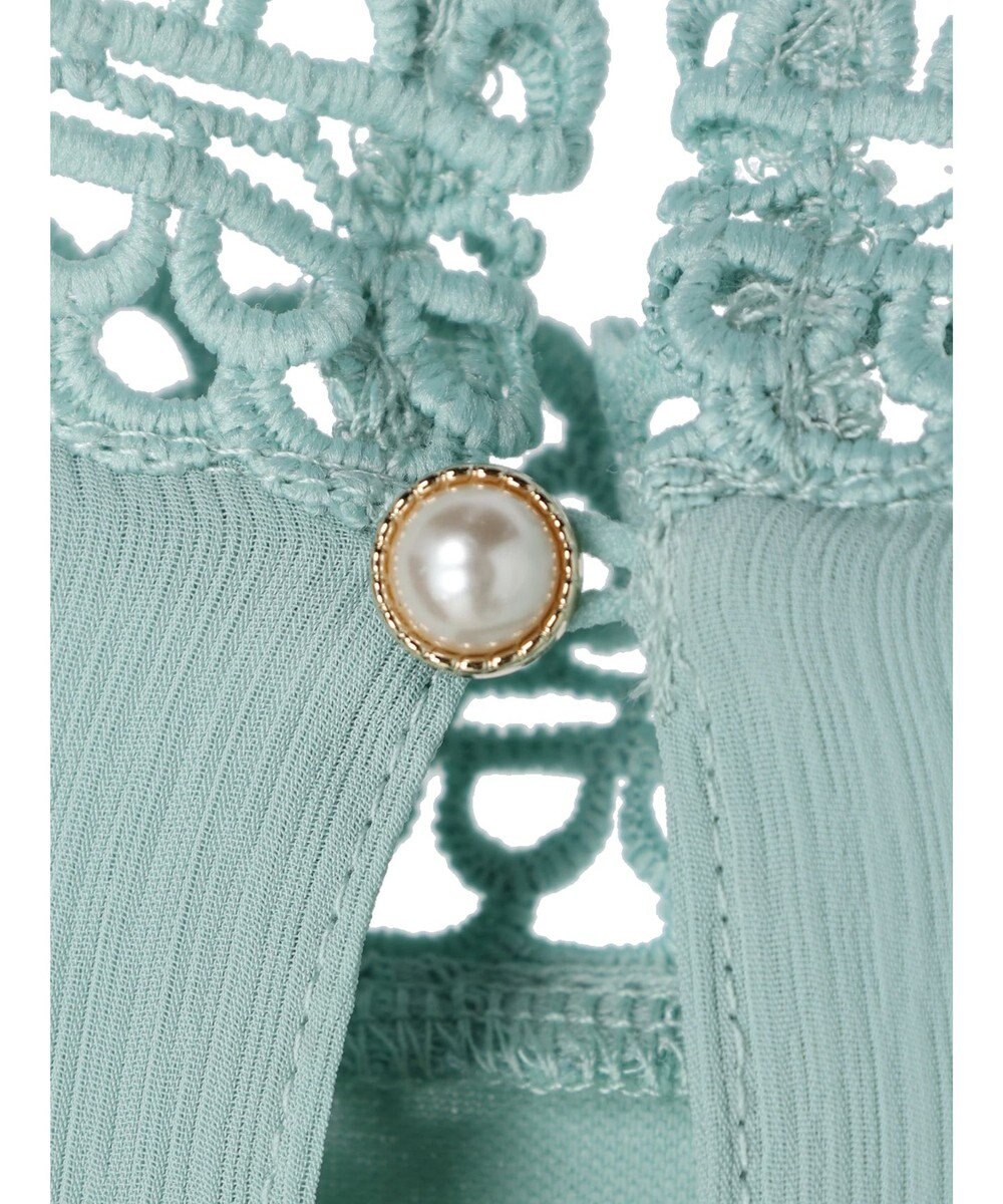 Green Parks ・ＥＬＥＮＣＡＲＥ　ＤＵＥ　イロイロレースブラウス 