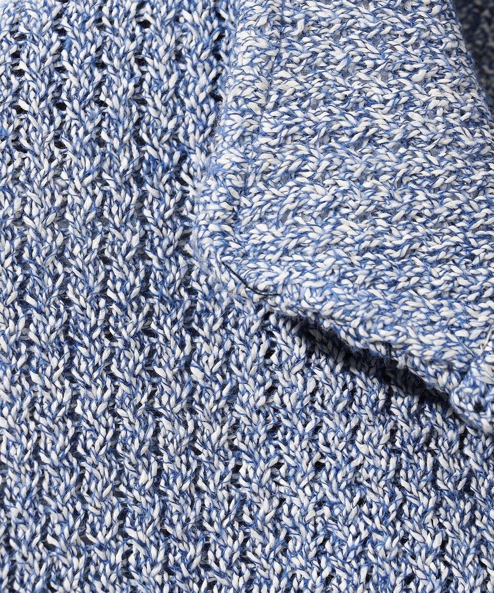 JOSEPH ABBOUD 【和紙使用エコ素材/日本素材/軽量/通気性/速乾性】和紙ムリネ ニット ジャケット 