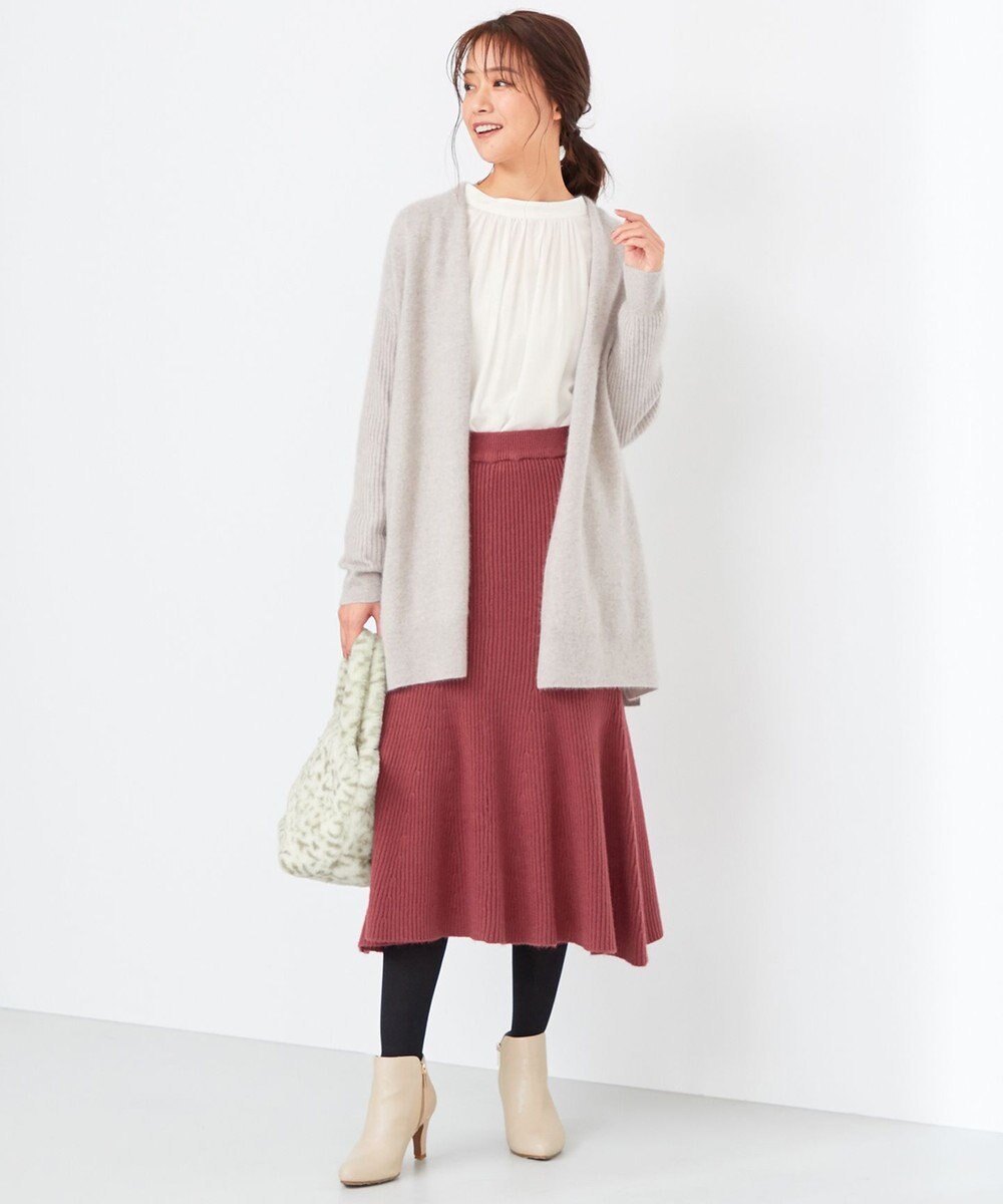 ANY SIS 【セットアップ対応】Puresleekマーメイドニット スカート 