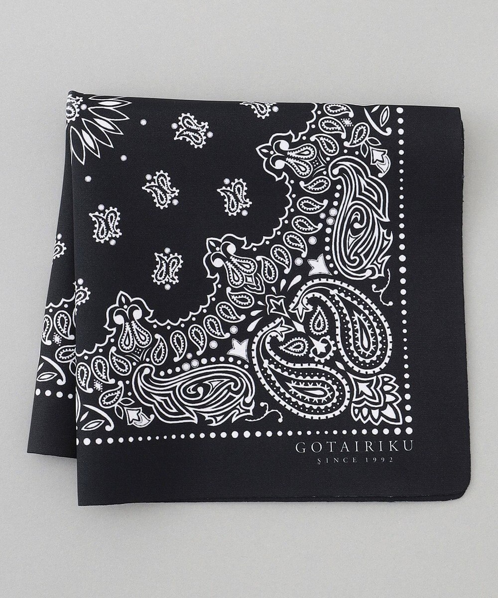 GOTAIRIKU BOX入りでギフトに最適【高機能吸水 / 抗菌防臭加工/シワになりにくい】バンダナハンカチ 
