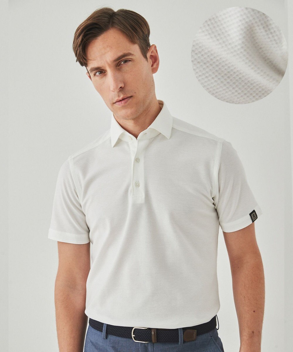 GOTAIRIKU 2年連続売上NO1【仕事で着られる】キレイめ 鹿の子ビズポロシャツ 