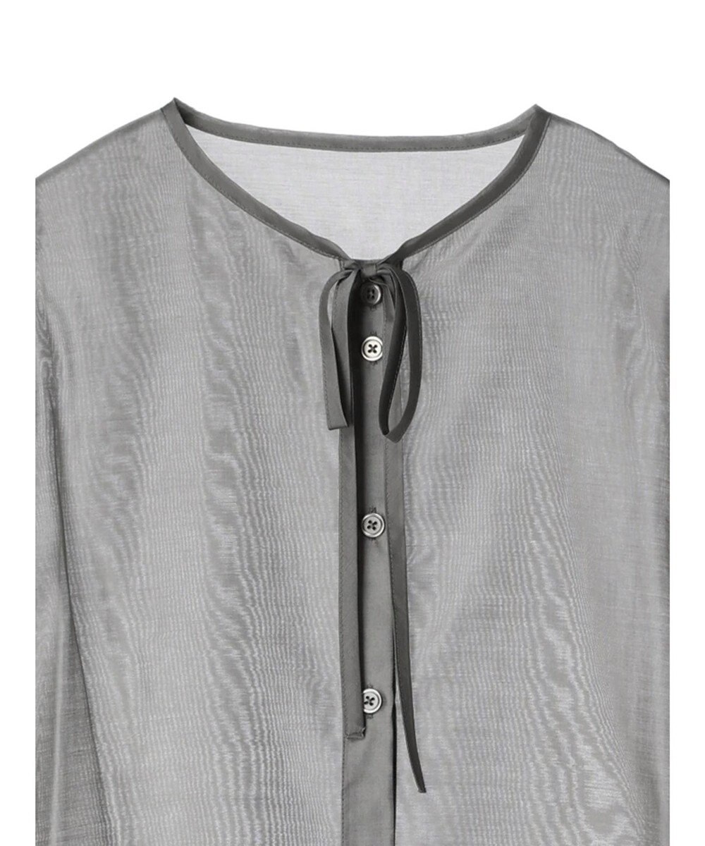 Green Parks AnriettMusee シアーボリュームスリーブブラウス 