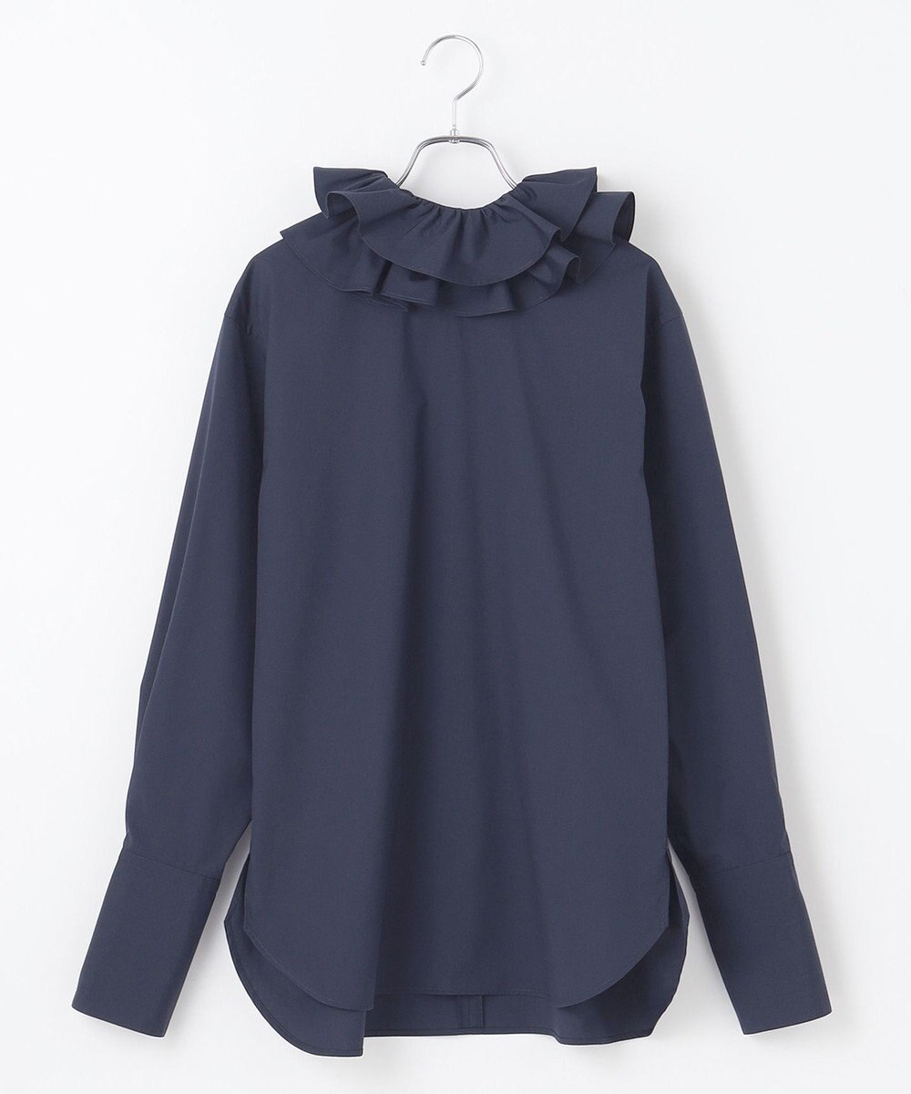 #Newans 【マシンウォッシャブル】ピエロラッフルカラーシャツ 