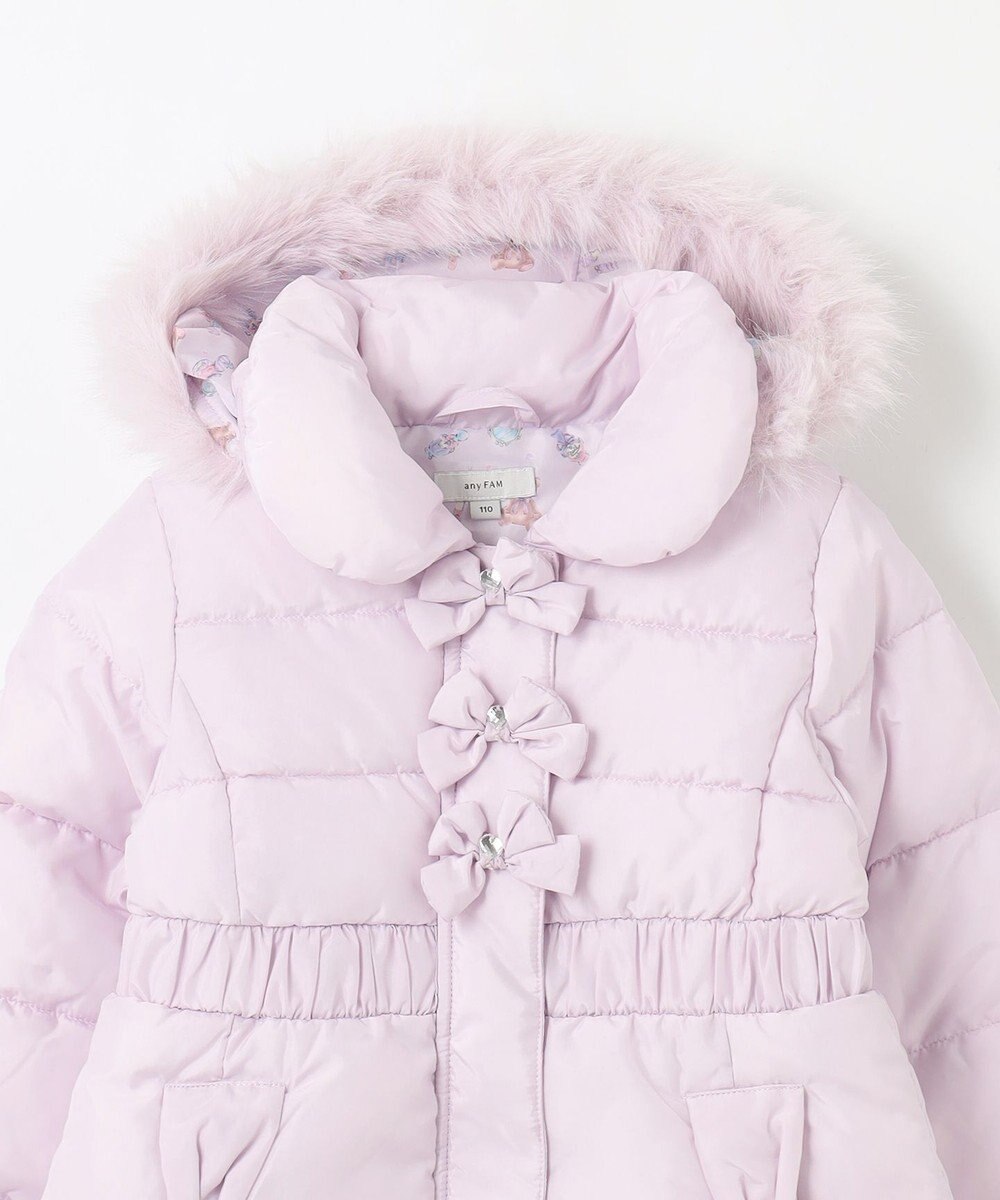 ANY KIDS 【洗濯機OK】中綿Aラインロングコート 