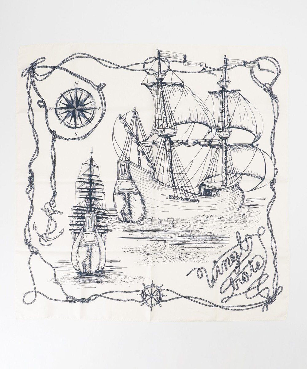 23区 【STORY7月号掲載】ドローイングシップスカーフ 