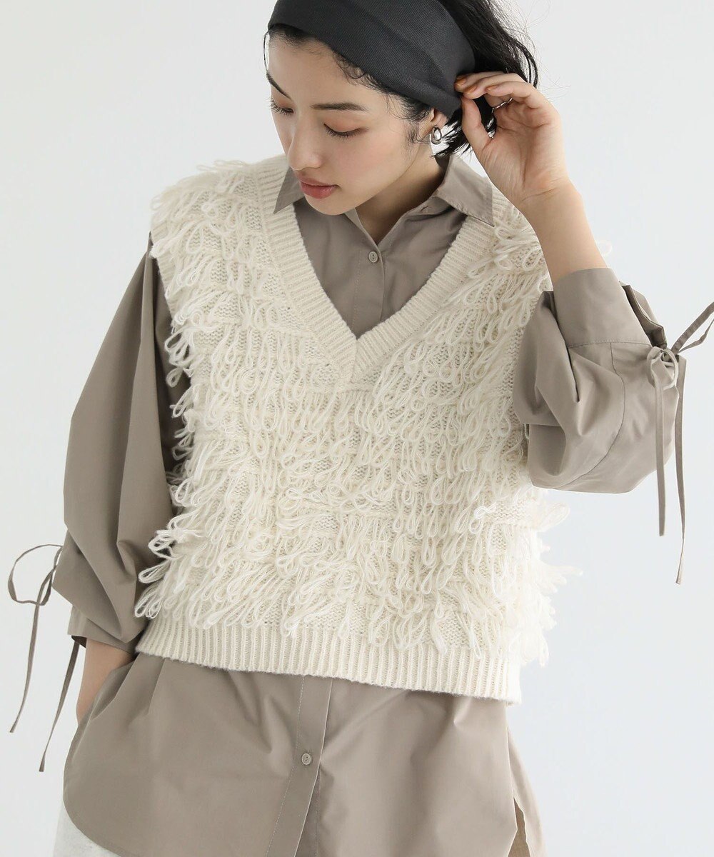 Green Parks ループニットベスト 