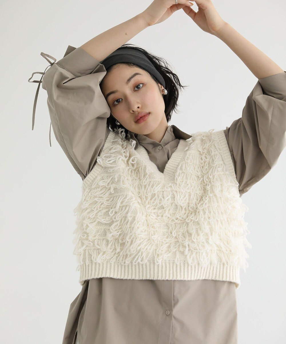 Green Parks ループニットベスト 