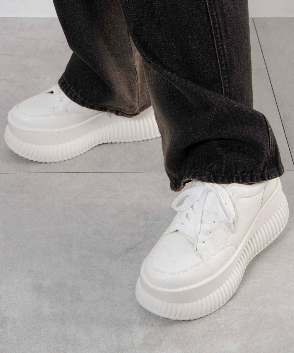 WEGO 厚底プラットフォームスニーカー 