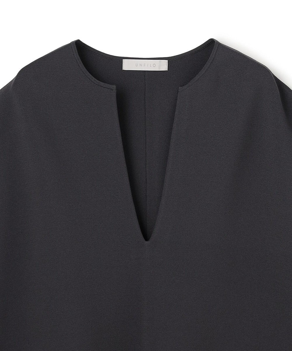 UNFILO L 【WEB限定カラー】スゴ機能美ニット キーネック ジレ 