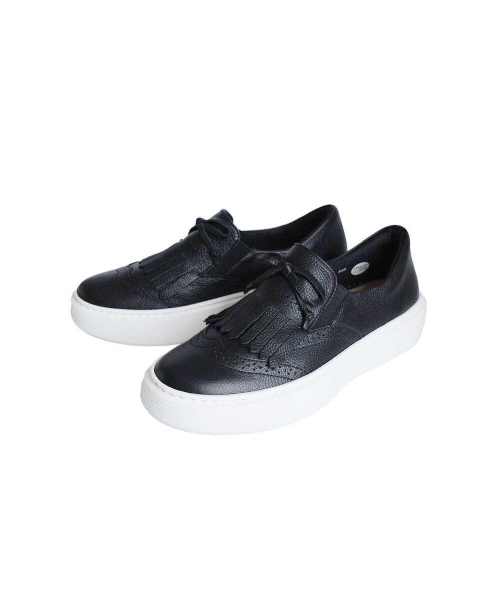 Pointer 日本製 本革タッセルスニーカー 