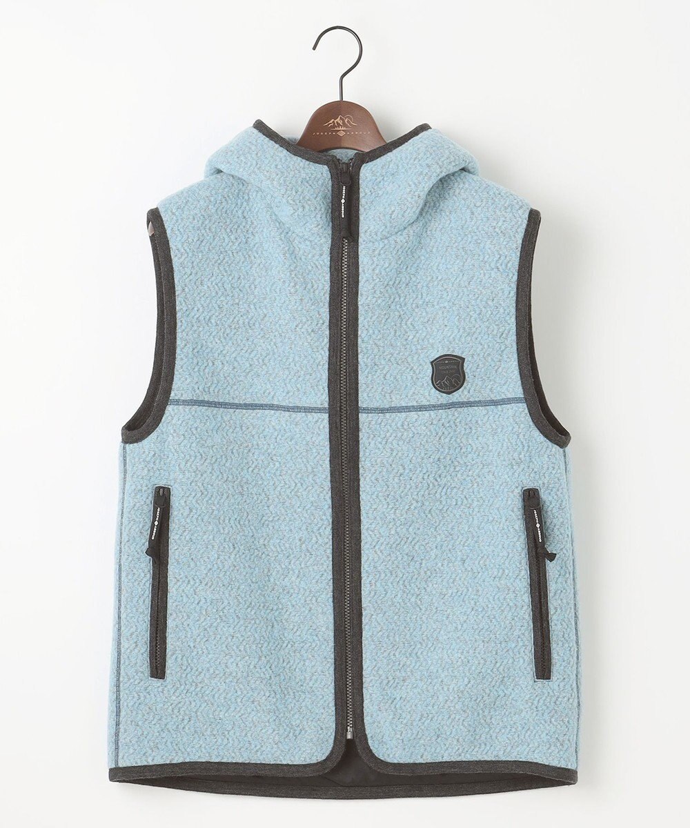JOSEPH ABBOUD MOUNTAIN 【軽量/ソフト/サスティナブル/男女兼用/ライナードッキング対応】 リサイクルウールボア ベスト 