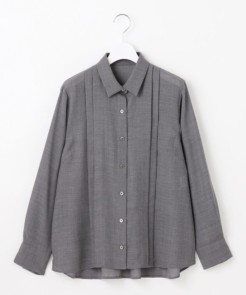 自由区 【SHIHOさん着用】TWハイツイストビエラタックディテール ブラウス 