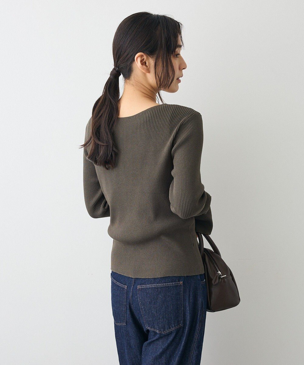 CRAFT STANDARD BOUTIQUE ヘンリーネック袖フレアプルオーバー 