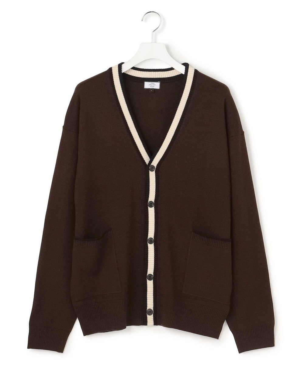 J.PRESS YORK STREET 【UNISEX】ハイゲージライン カーディガン 