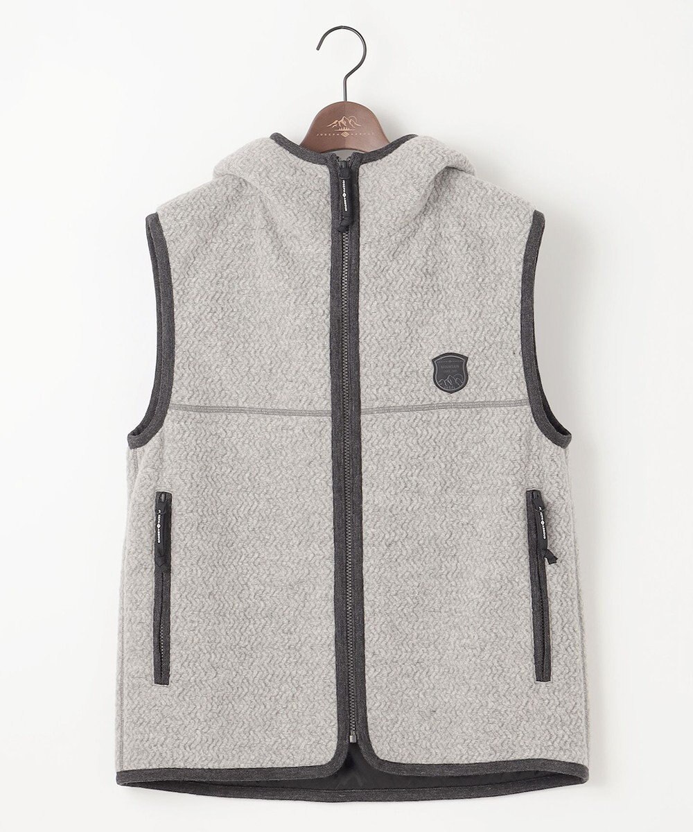 JOSEPH ABBOUD MOUNTAIN 【軽量/ソフト/サスティナブル/男女兼用/ライナードッキング対応】 リサイクルウールボア ベスト 