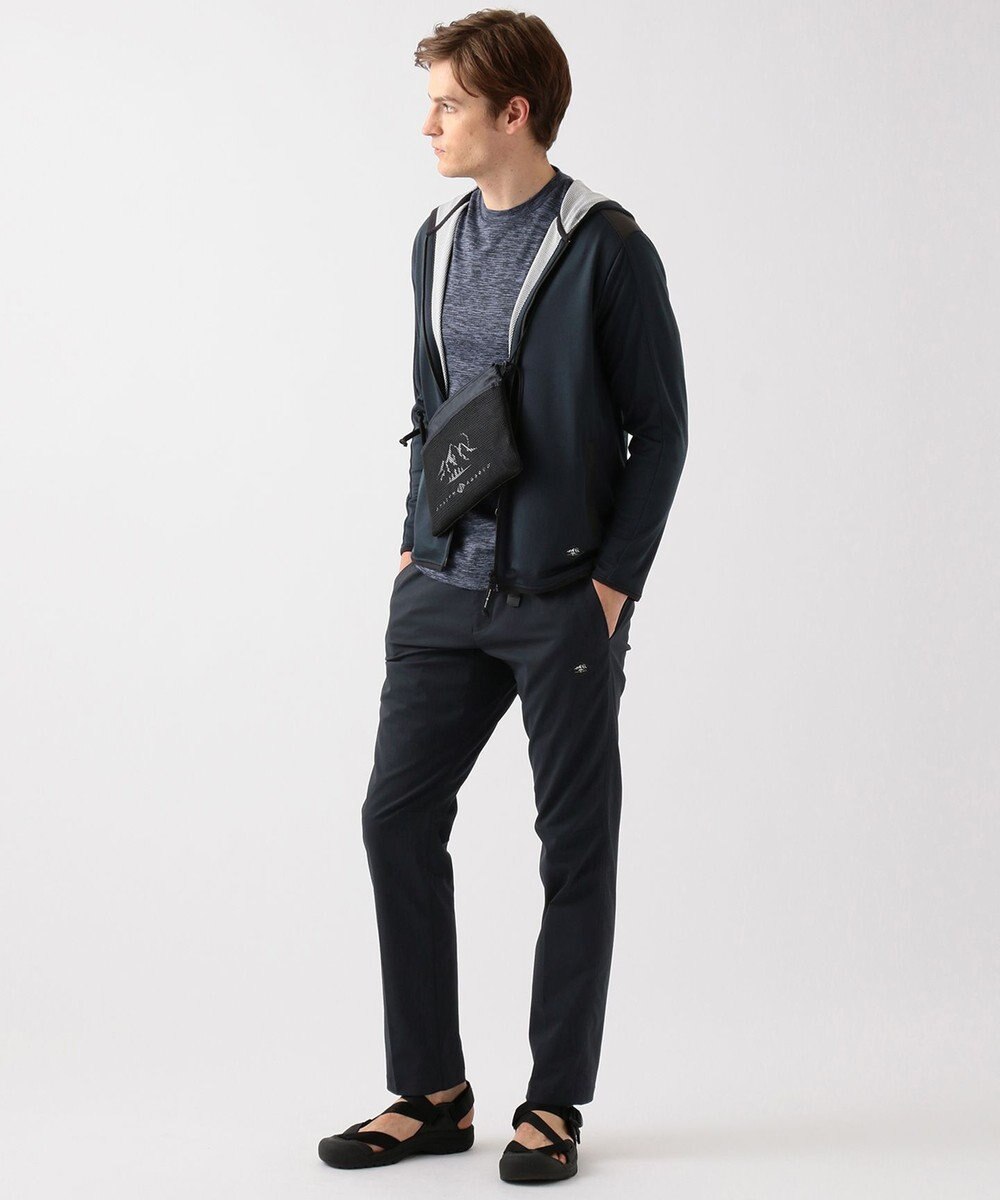 JOSEPH ABBOUD MOUNTAIN スラブシャンブレーストレッチ パンツ 