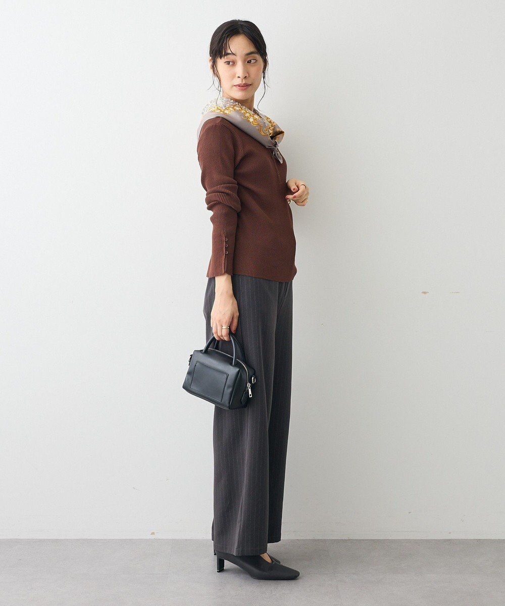 CRAFT STANDARD BOUTIQUE ヘンリーネック袖フレアプルオーバー 