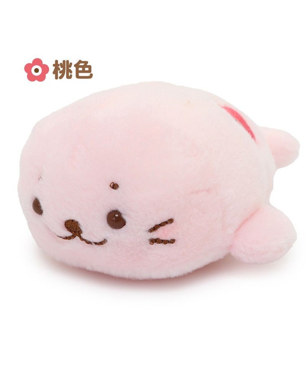 Mother garden しろたん レトロ風 ちびマスコット 桃色 / 黄色 プチマスコット16cm お花の刺繍入り 