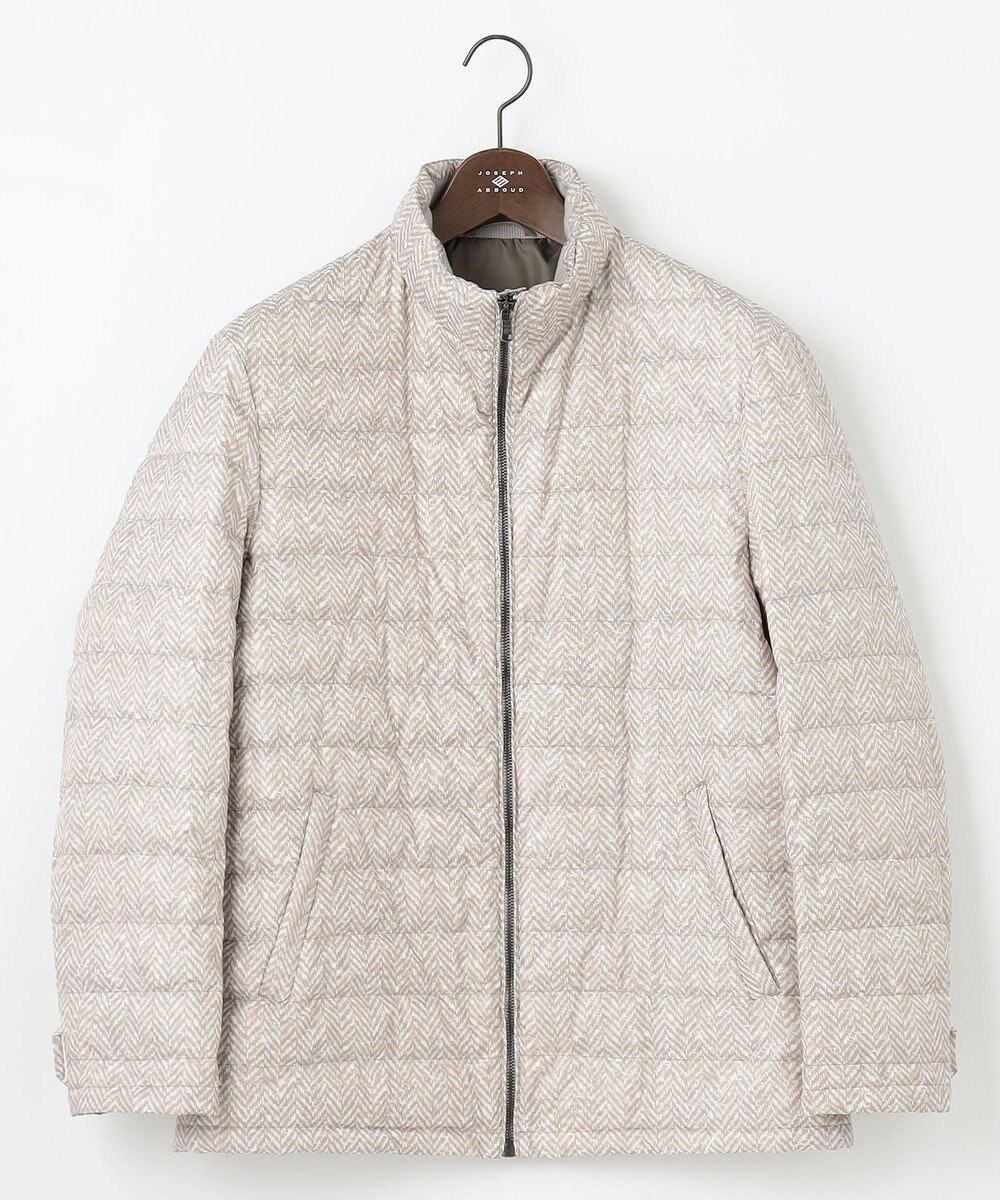 JOSEPH ABBOUD 【3WAY/撥水/INフード/ダウンライナー付】3ハイカウントツイル×パウダータフタ ダウン コート 