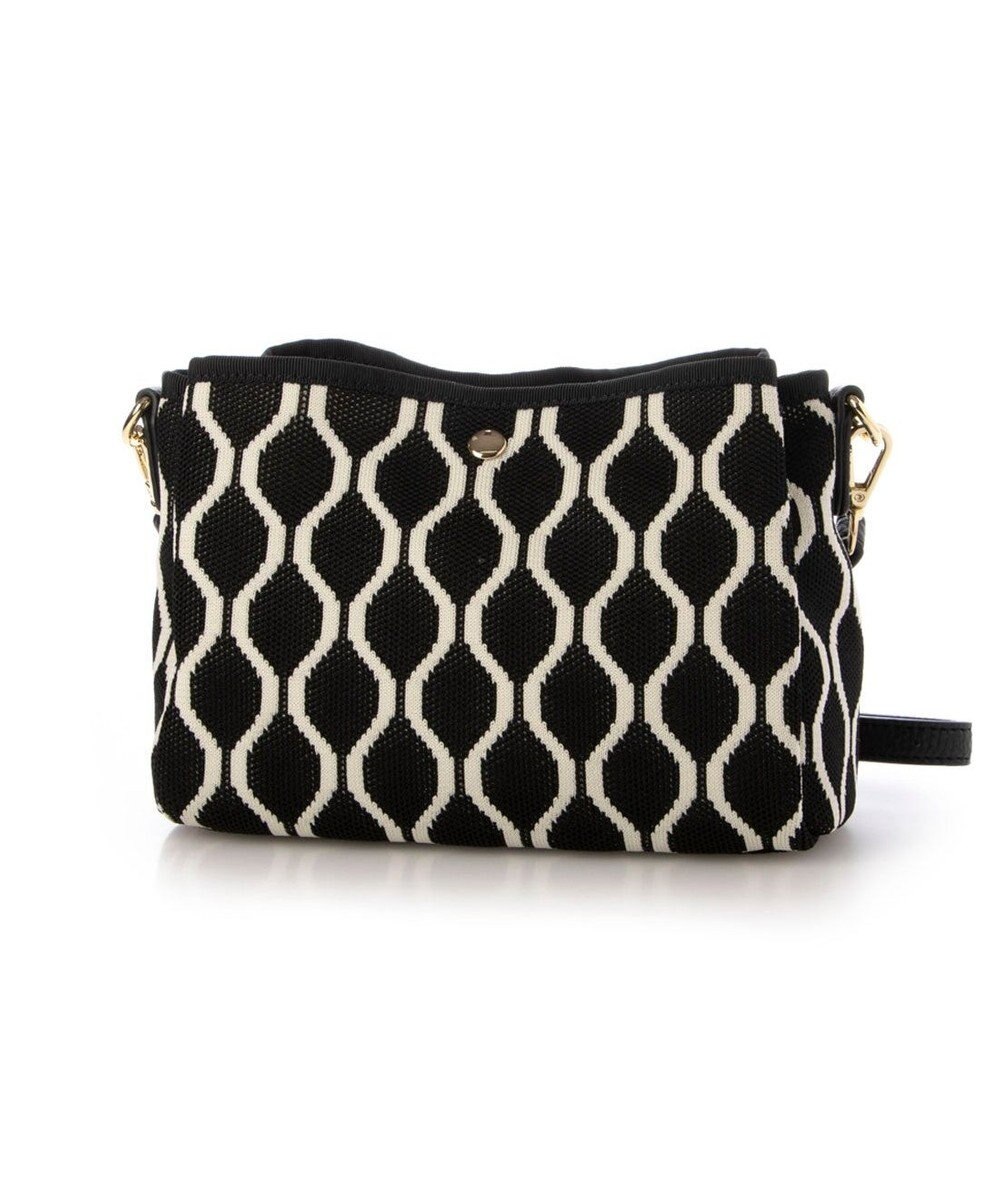 UNBILLION カシュカシュ cachecache / 柄アソートジャガード三つ口ショルダーバッグ 