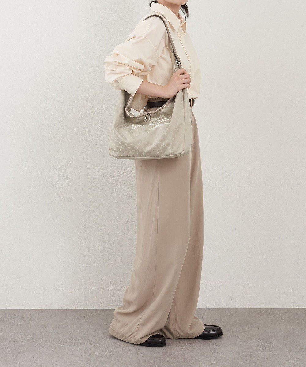 russet ステンシル風プリント ナイロン2WAYショルダーバッグ(SF-271) 