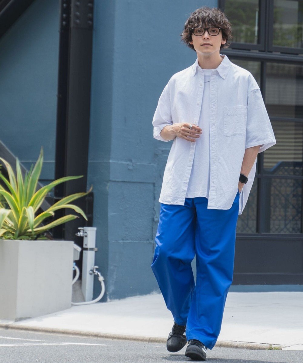 WEGO 【ユニセックス着用ITEM/ウエストゴム/手洗い可】シェフパンツ 