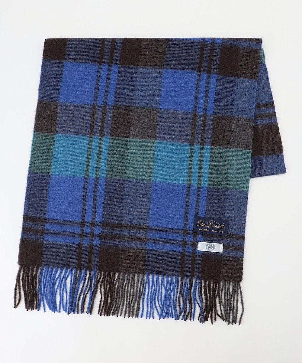 J.PRESS LADIES カシミヤチェック マフラー 