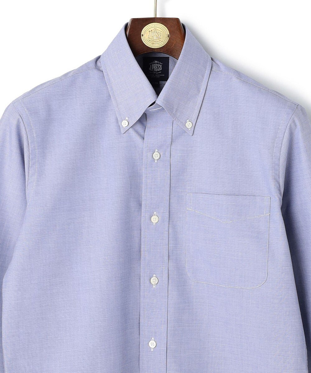 J.PRESS MEN 【PREMIUM PLEATS / 形態安定】スーピマコットンエンドオンエンド シャツ / B.D. 