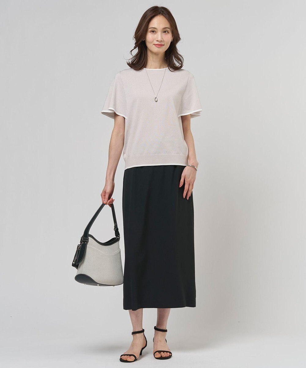 J.PRESS LADIES L 【セットアップ対応】Light ジョーゼット ナロー スカート 