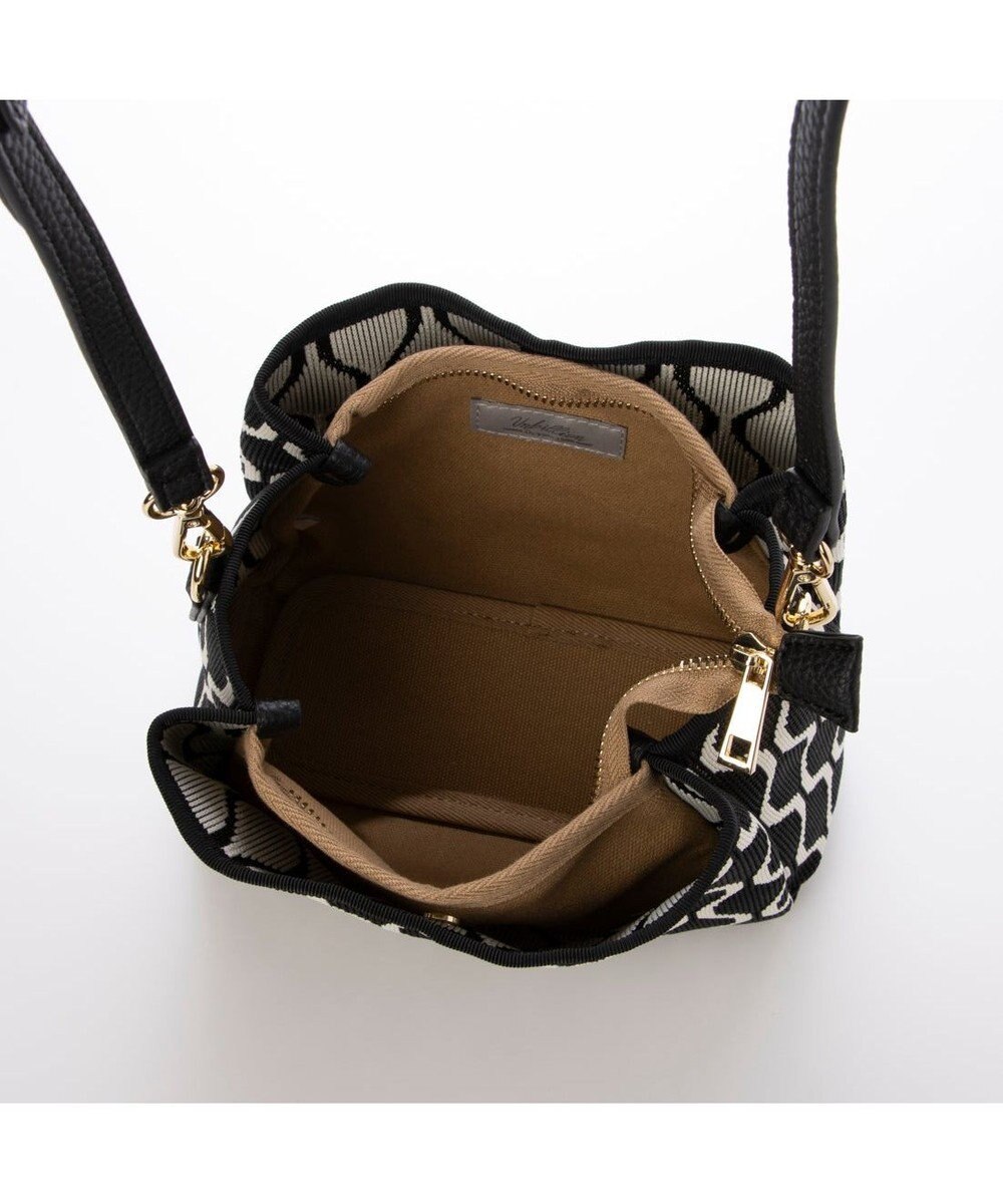 UNBILLION カシュカシュ cachecache / 柄アソートジャガード三つ口ショルダーバッグ 