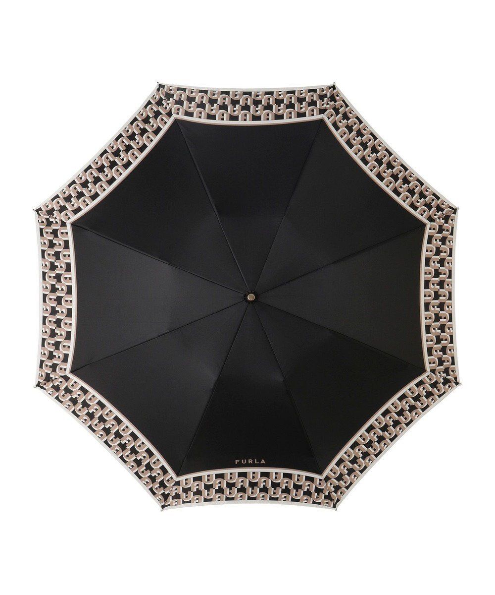 MOONBAT FURLA 折りたたみ傘 アーチロゴ 