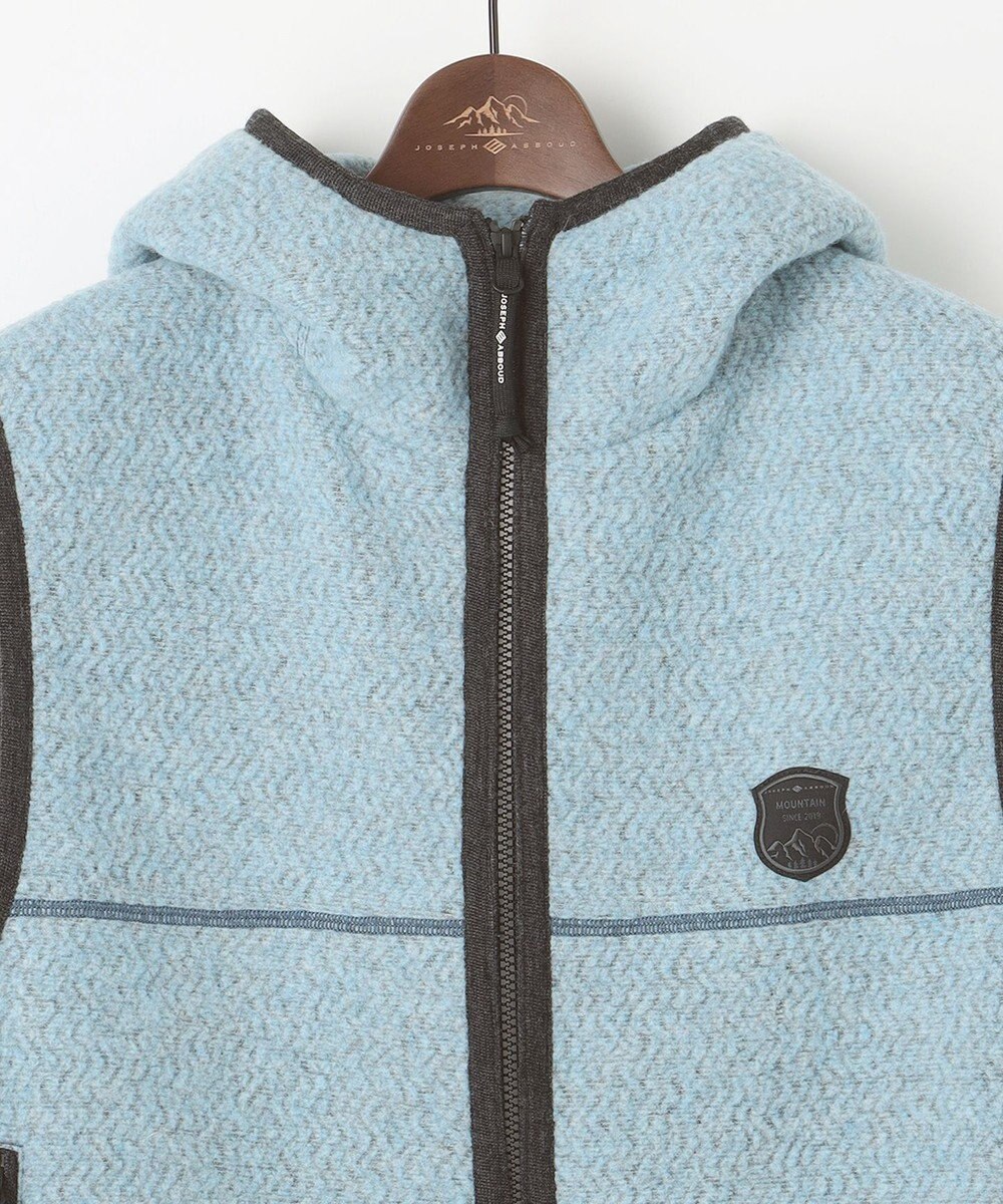 JOSEPH ABBOUD MOUNTAIN 【軽量/ソフト/サスティナブル/男女兼用/ライナードッキング対応】 リサイクルウールボア ベスト 