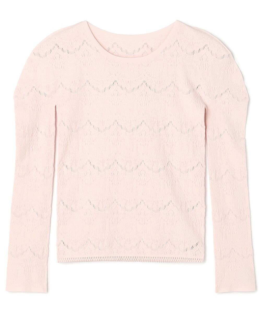 Chacott ノーソーイングクルーネックトップ 