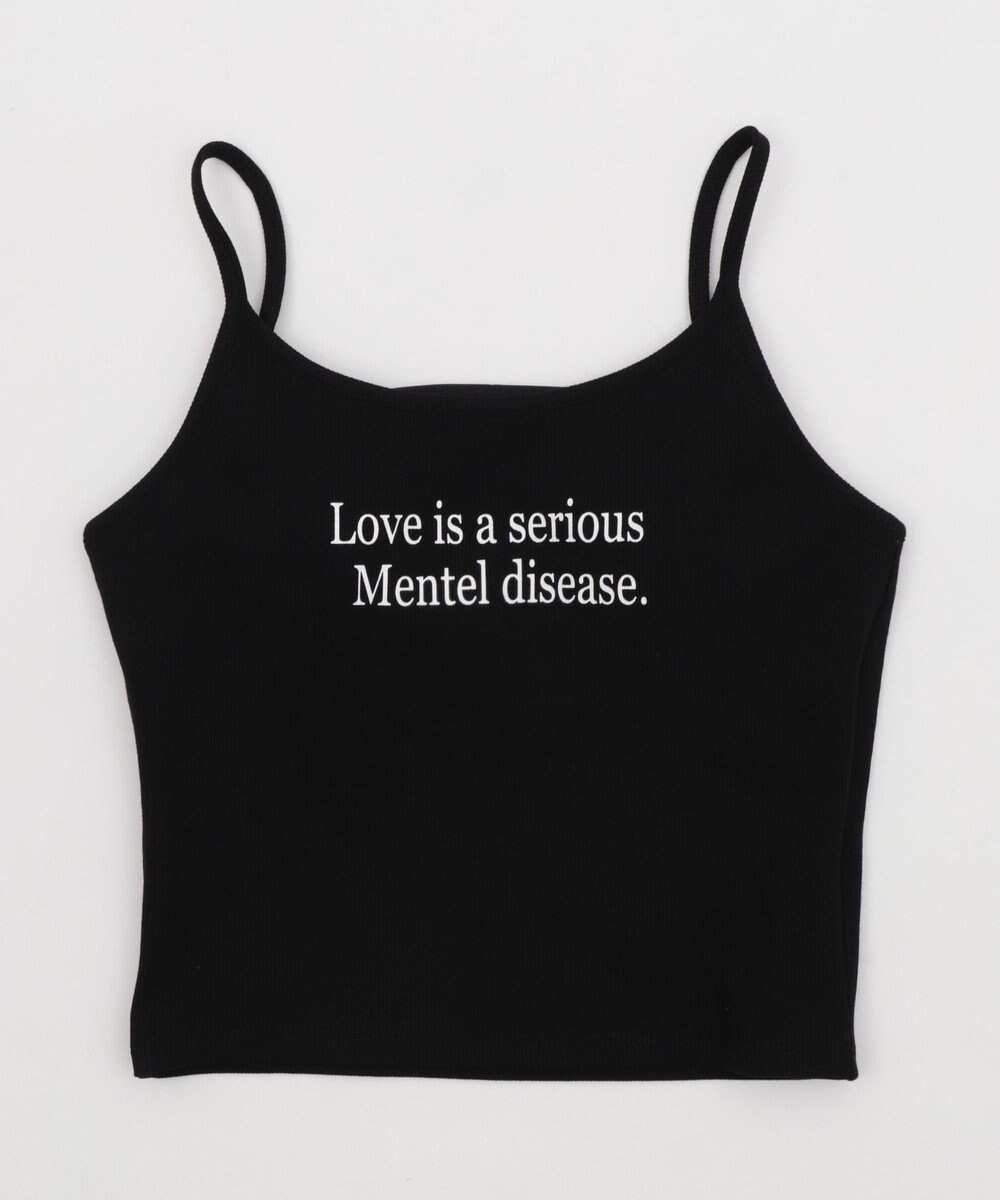 WEGO 【カップ付きインナー】グラフィックプリントカップインキャミ 