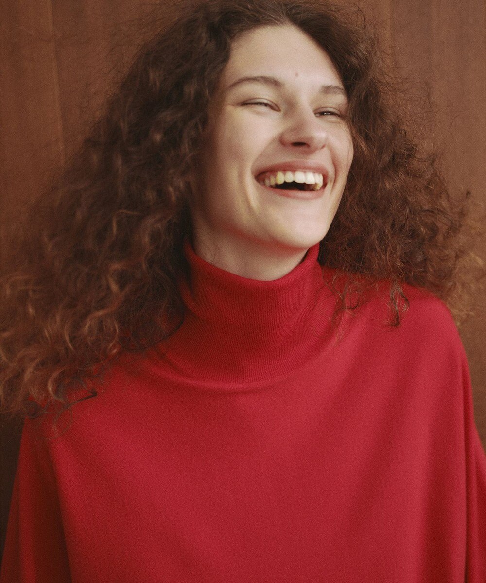 #Newans 【洗える】ペプラムデザインワイドシルエットプルオーバー 