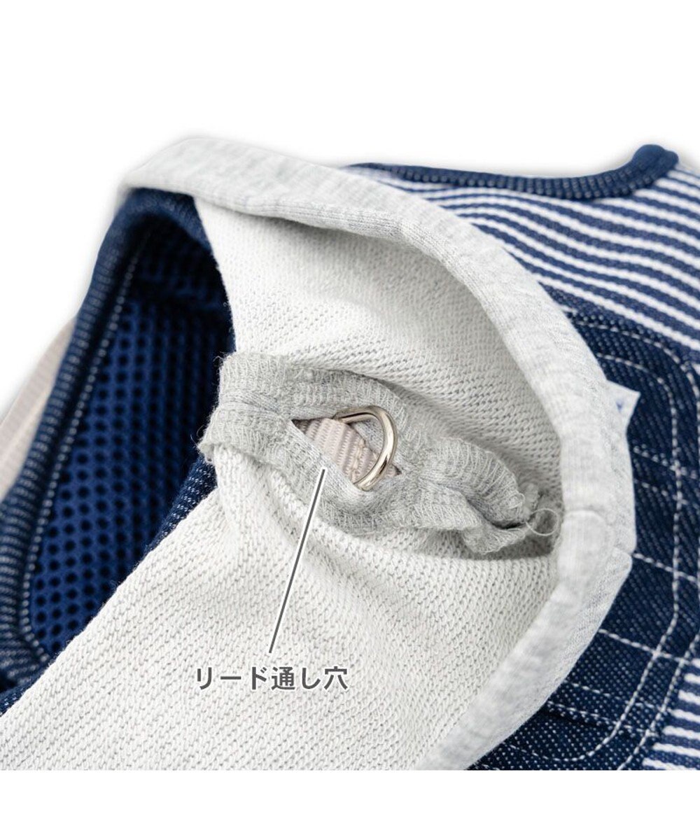 PET PARADISE Lee フード付ハーネス 《ヒッコリー》 Ｓ 