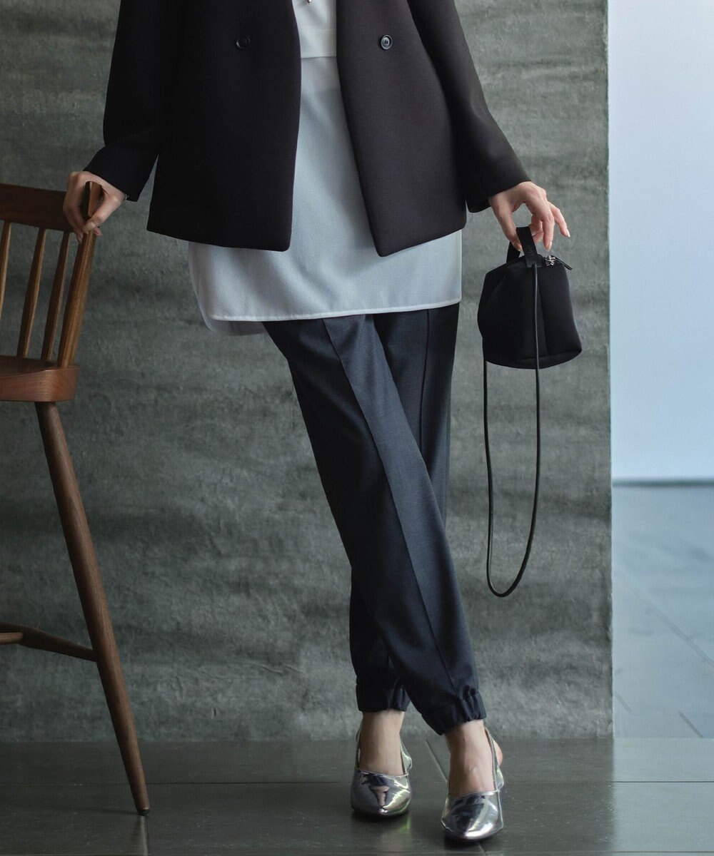 ICB 【洗える】T/Wブロード ジョグパンツ 