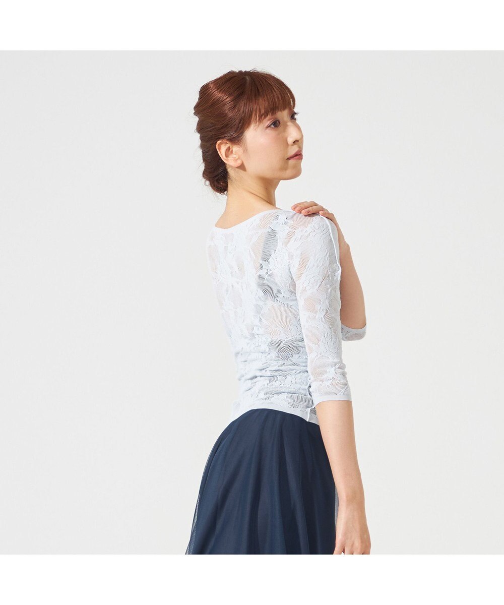 Chacott 【ノーソーイングニット】キシリトールシアーレース2Wayトップ 