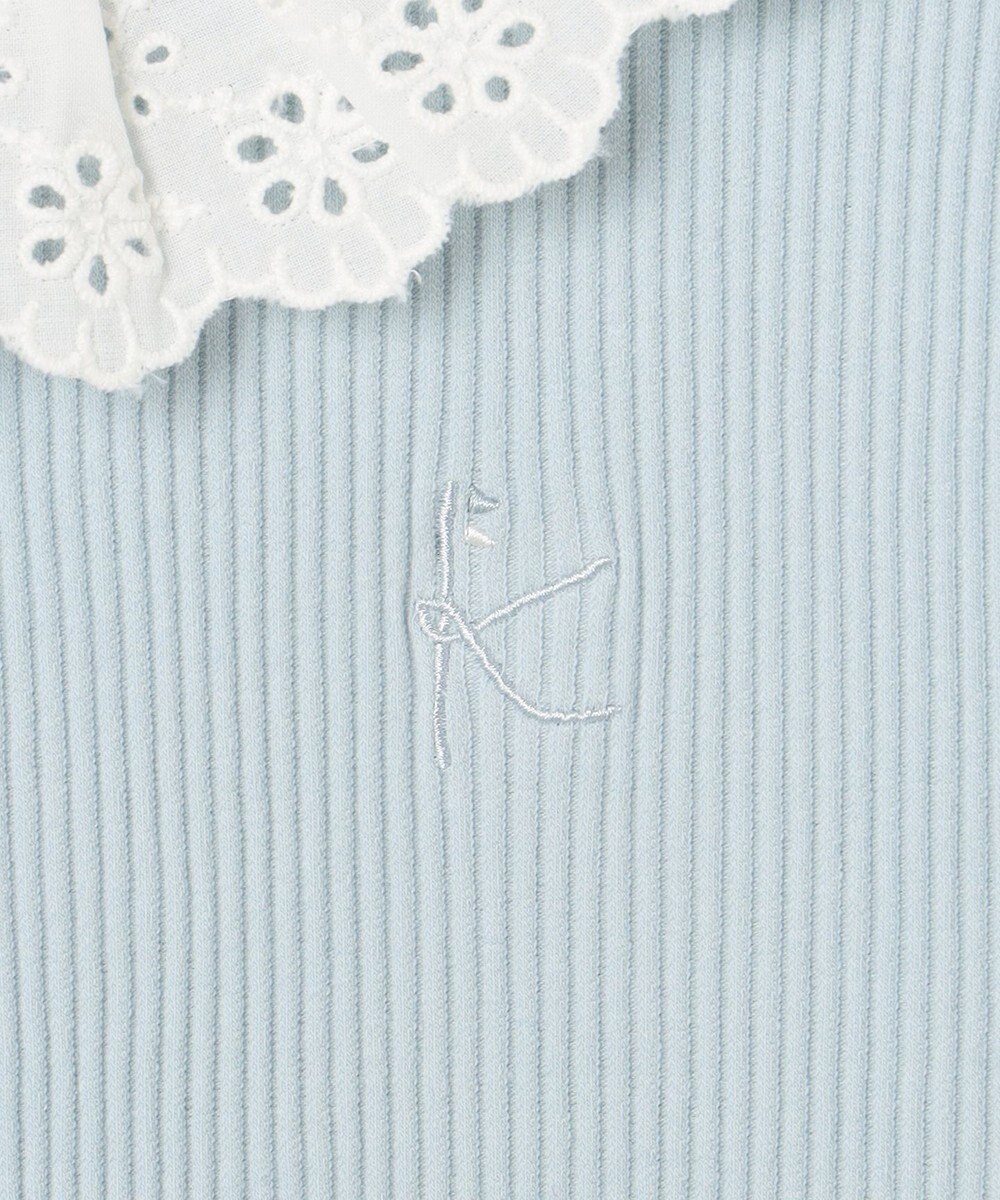 組曲 KIDS 【150-160㎝】フリルリブ2WAY トップス 