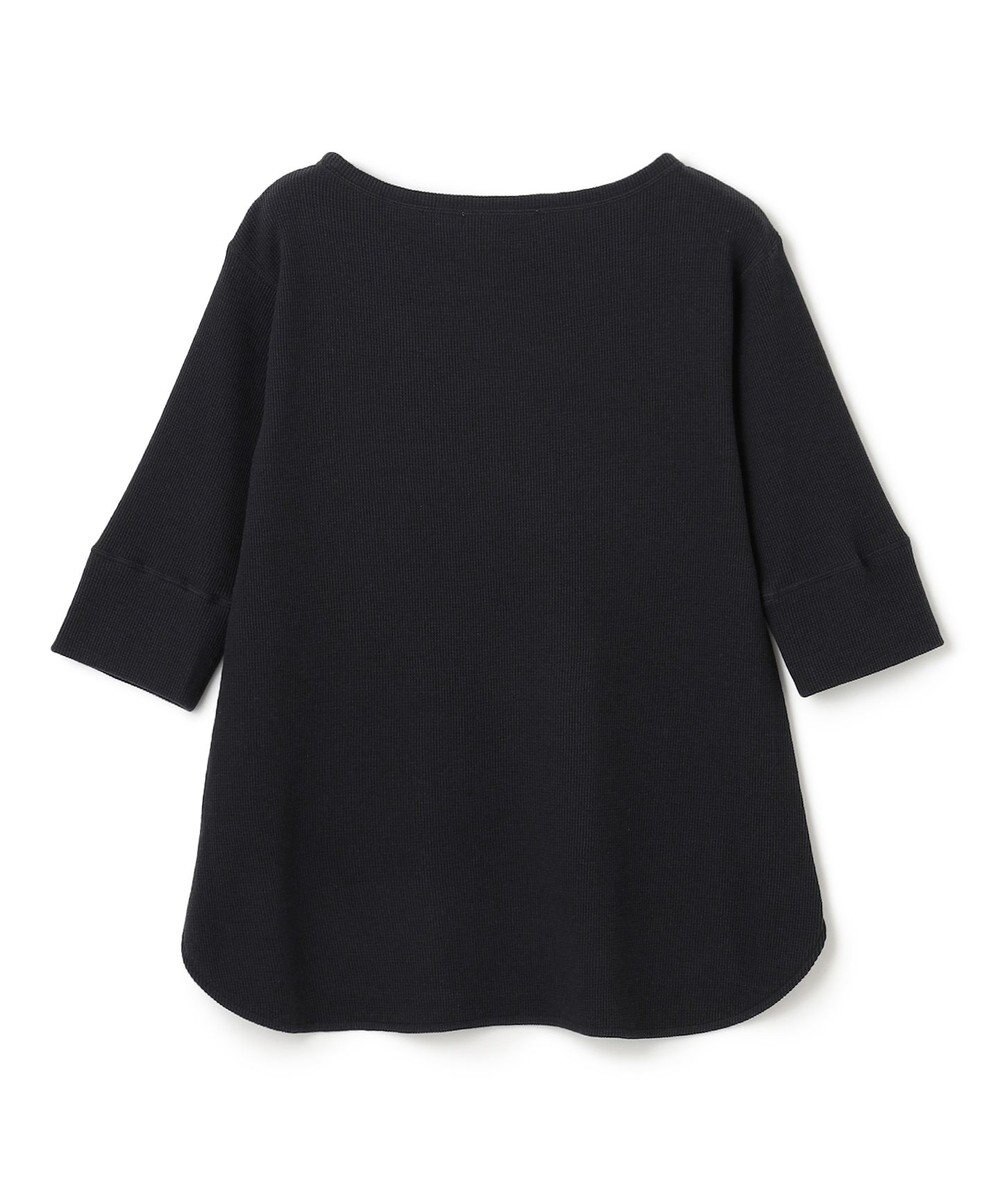 BEIGE， 【洗える】GLOBE / コットンリブ7分袖カットソー 