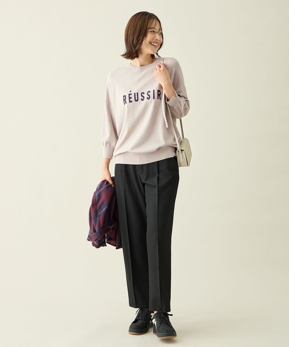 ANY L 【裏起毛/ウエストゴム】ウォームテーパードパンツ 