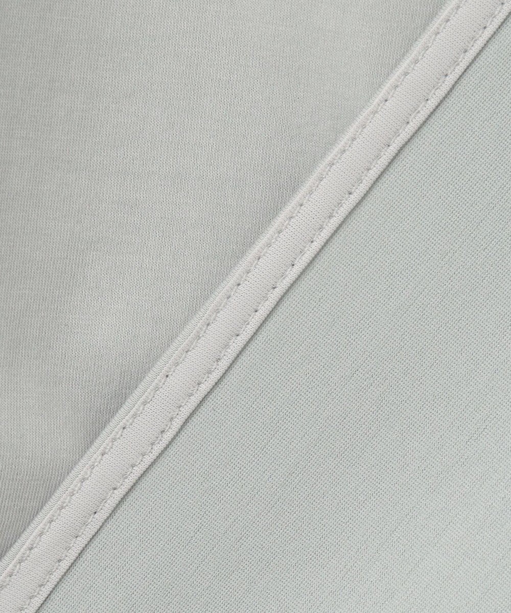 J.PRESS LADIES L シャツジャージー バンドカラー カットソー 