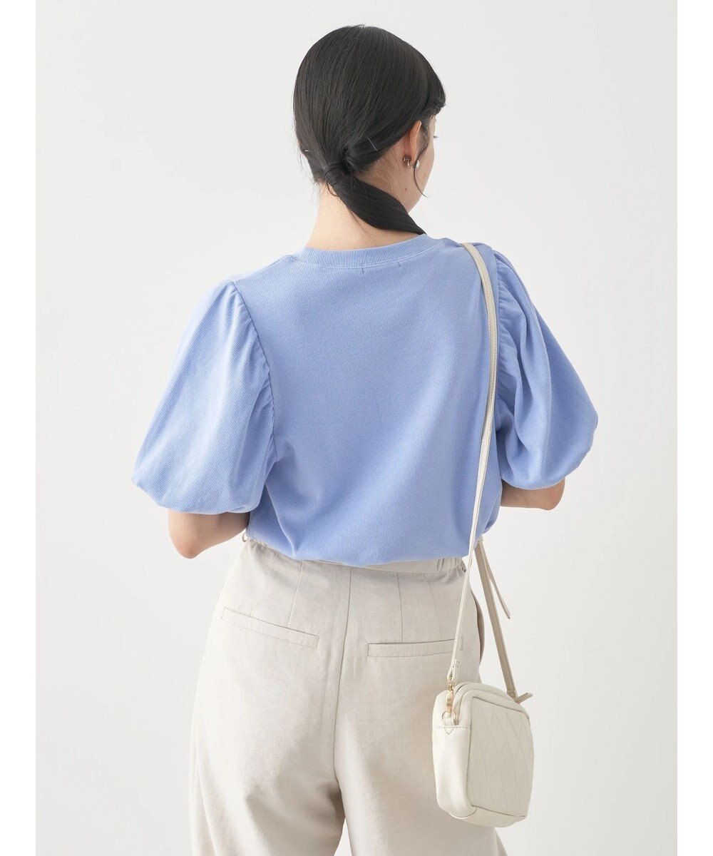 earth music&ecology パフスリーブプルオーバー 