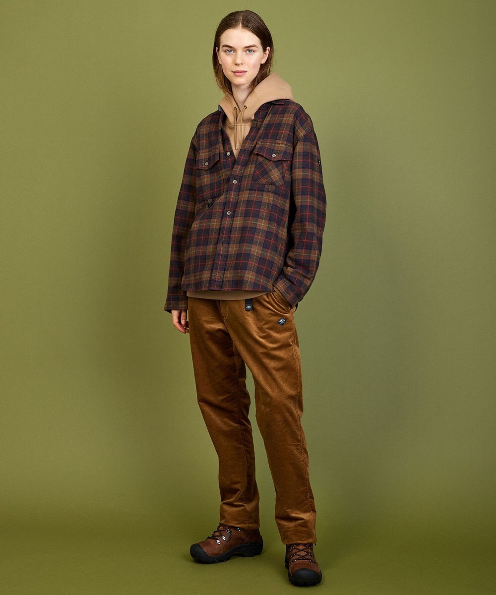 JOSEPH ABBOUD MOUNTAIN オーガニック チェック ラフィーネル シャツ 