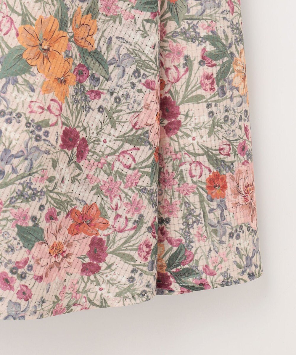 組曲 【洗える・シワになりにくい】フルラージュプリント スカート 