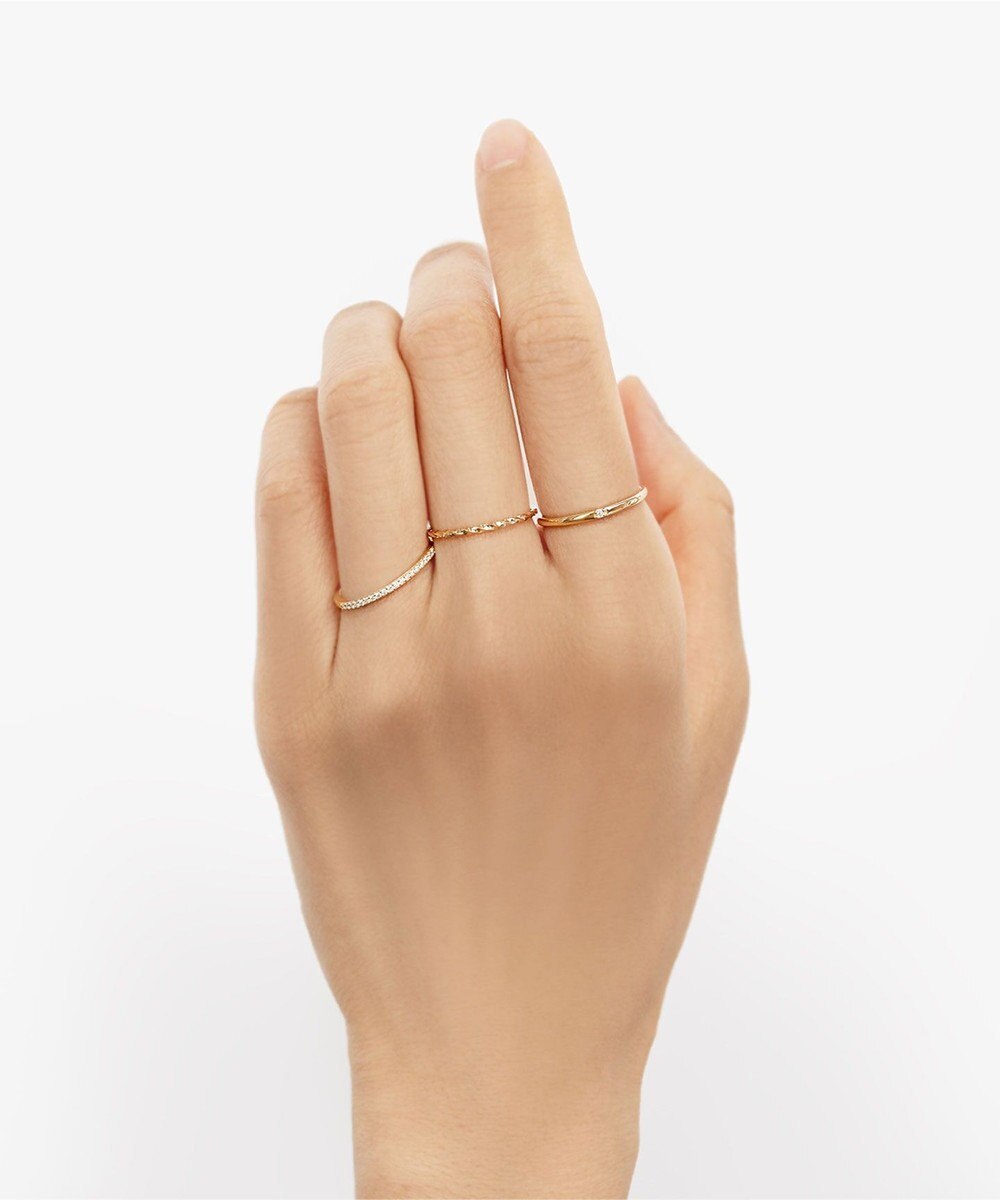 TOCCA 【WEB限定】LUCE RING K10 ダイヤモンド 指輪 