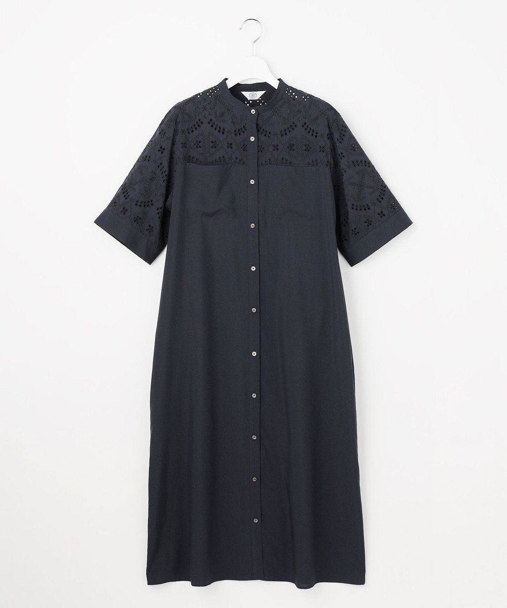 J.PRESS LADIES 【WEB限定カラーあり】エンブロイダリー シャツ ワンピース 